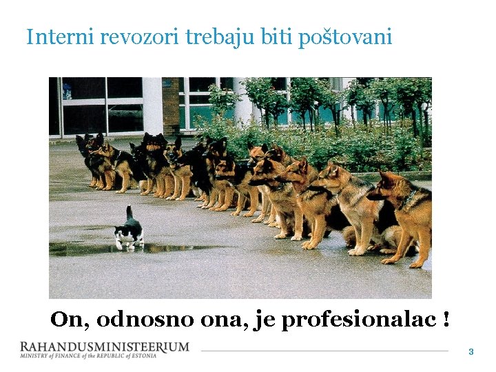 Interni revozori trebaju biti poštovani On, odnosno ona, je profesionalac ! 3 