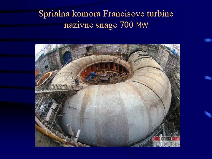 Sprialna komora Francisove turbine nazivne snage 700 MW 