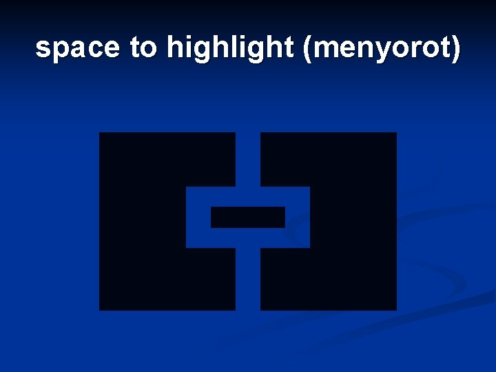 space to highlight (menyorot) space to highlight (menyorot)