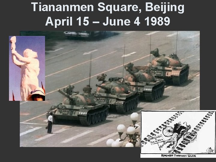 Tiananmen Square, Beijing April 15 – June 4 1989 Tiananmen Square, Beijing April 15 – June 4 1989
