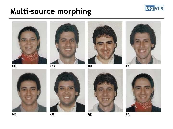 Multi-source morphing 