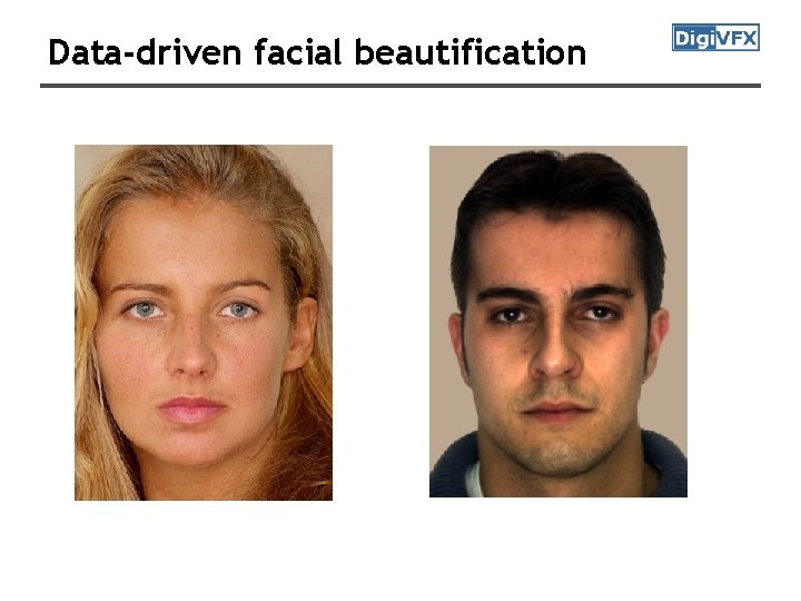 Data-driven facial beautification 