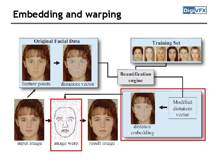 Embedding and warping 