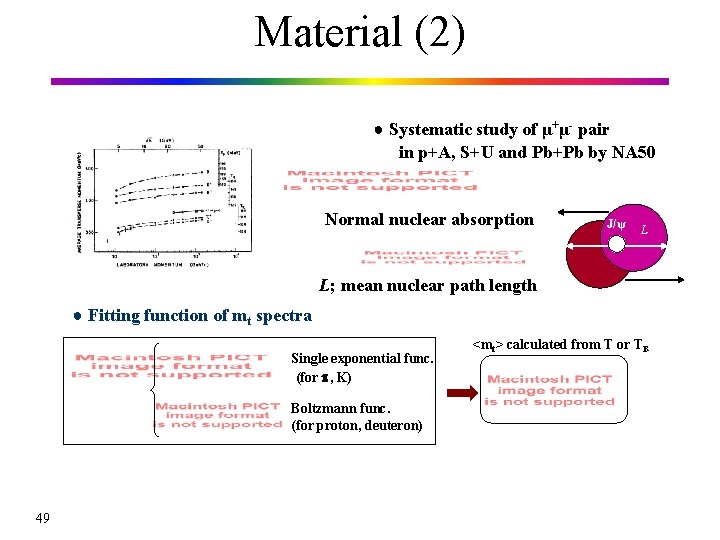 Material (2) ● Systematic study of μ+μ- pair in p+A, S+U and Pb+Pb by