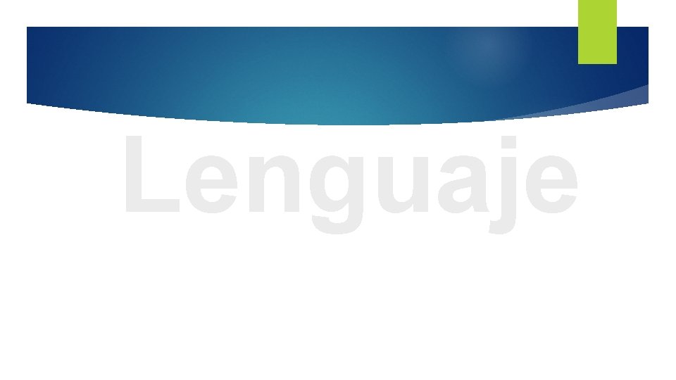 Lenguaje 