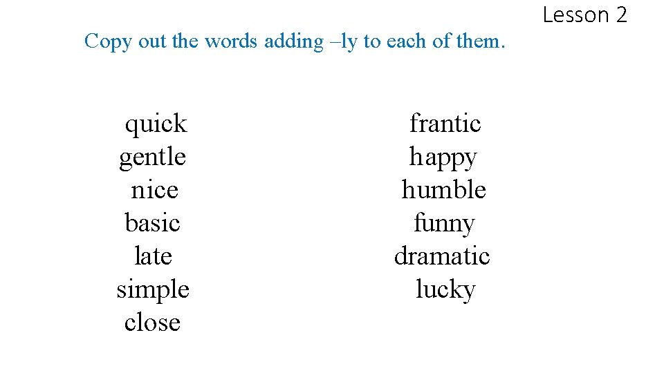 Year 3 Spelling Home learning Week beginning 4