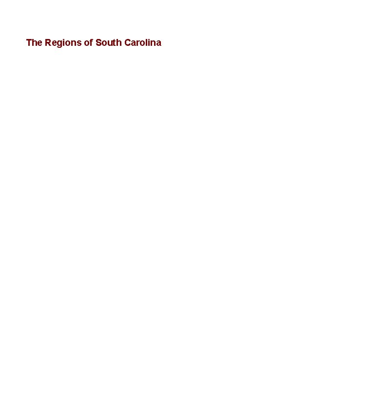 The Regions of South Carolina The Regions of South Carolina