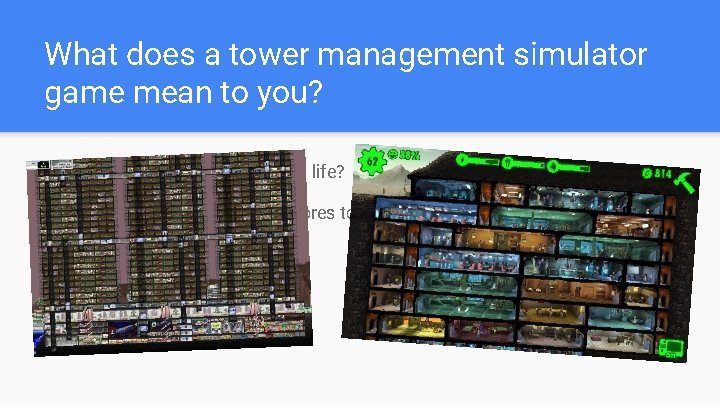 What does a tower management simulator game mean to you? Bring your own dream What does a tower management simulator game mean to you? Bring your own dream