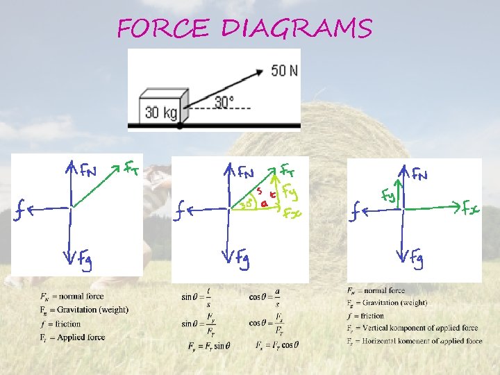 FORCE DIAGRAMS 