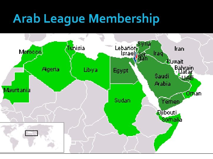 Arab League Membership 