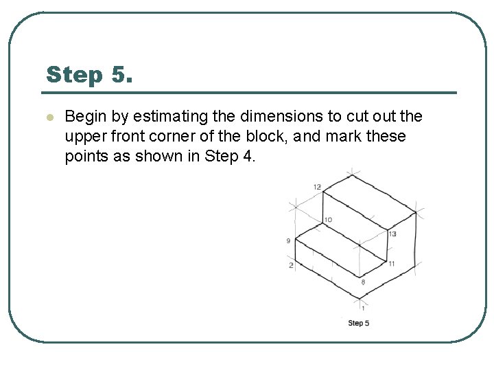Step 5. l Begin by estimating the dimensions to cut out the upper front