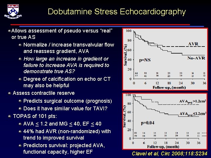 Dobutamine Stress Echocardiography Allows assessment of pseudo versus “real” or true AS Normalize /