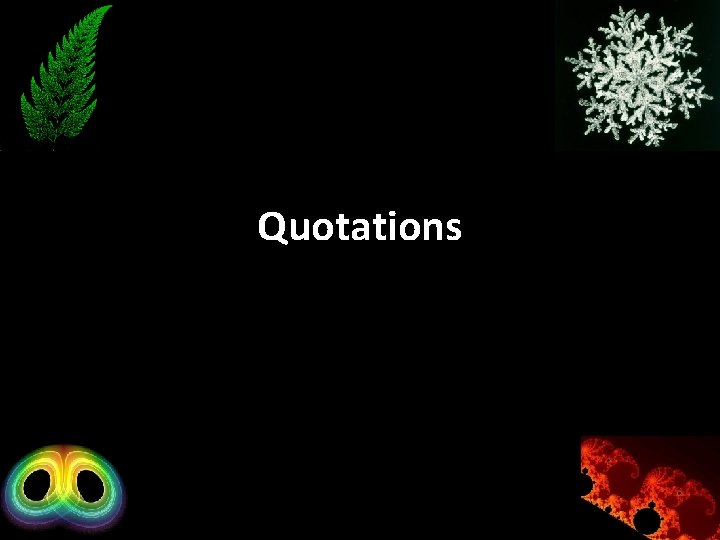 Quotations 