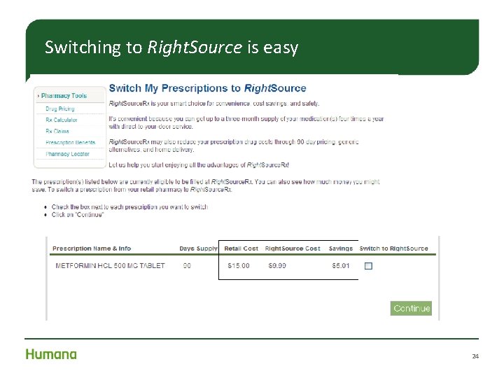 Switching to Right. Source is easy 24 