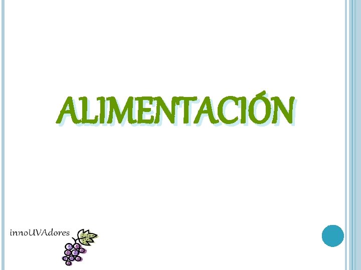 ALIMENTACIÓN 