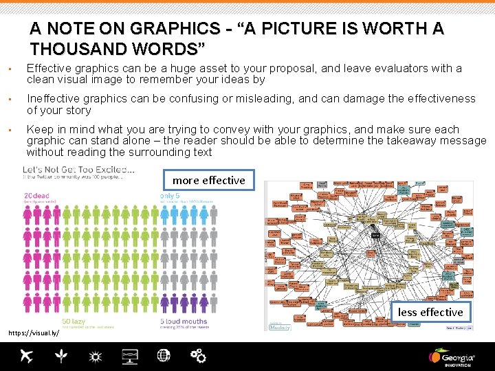 A NOTE ON GRAPHICS - “A PICTURE IS WORTH A THOUSAND WORDS” • Effective A NOTE ON GRAPHICS - “A PICTURE IS WORTH A THOUSAND WORDS” • Effective