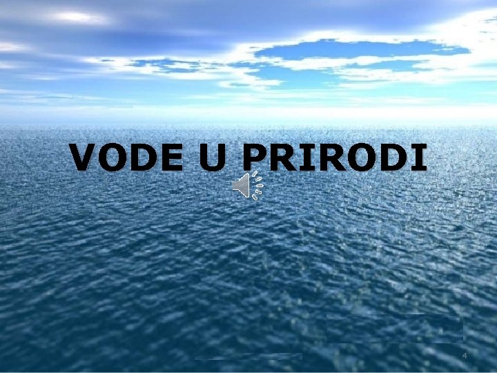 VODE U PRIRODI 