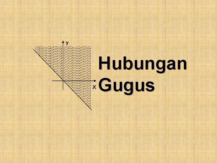 Hubungan Gugus 