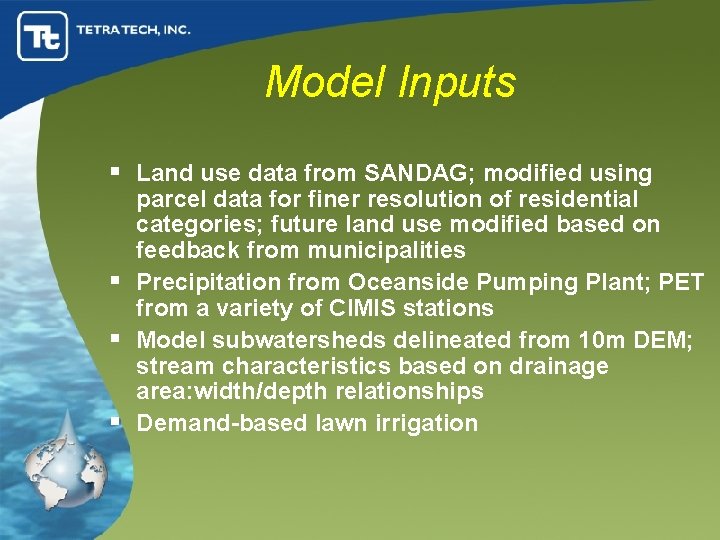 Agua Hedionda Watershed Management Plan Watershed Planning Group