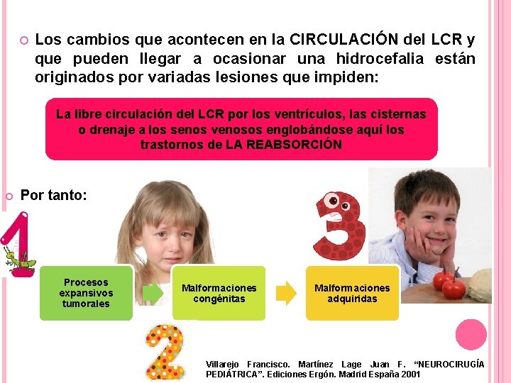  Los cambios que acontecen en la CIRCULACIÓN del LCR y que pueden llegar