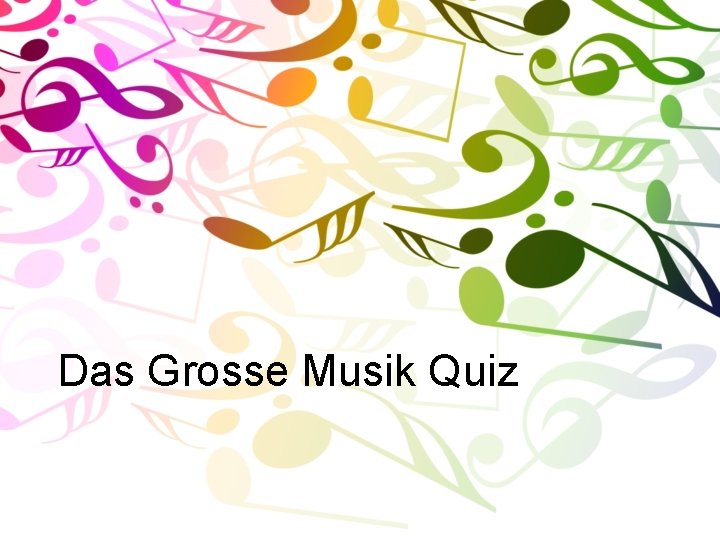 Das Grosse Musik Quiz 