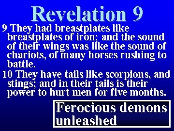 Revelation 9 9 They had breastplates like breastplates of iron; and the sound of Revelation 9 9 They had breastplates like breastplates of iron; and the sound of