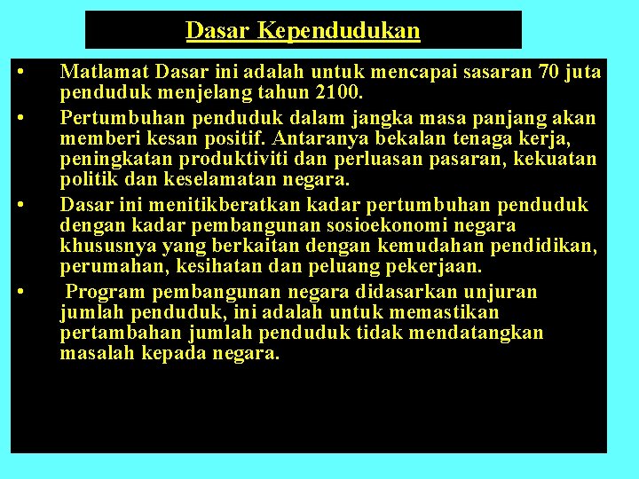 Pembangunan Ekonomi 1 Rancangan Pembangunan 5 Tahun 2