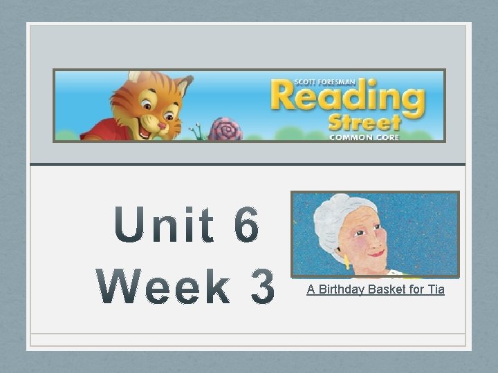 A Birthday Basket for Tia 