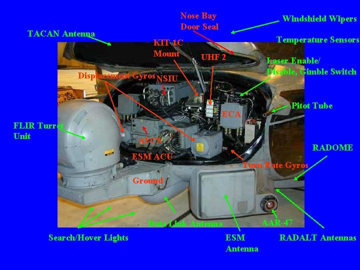 TACAN Antenna Nose Bay Door Seal KIT 1 C Mount Windshield Wipers Temperature Sensors TACAN Antenna Nose Bay Door Seal KIT 1 C Mount Windshield Wipers Temperature Sensors