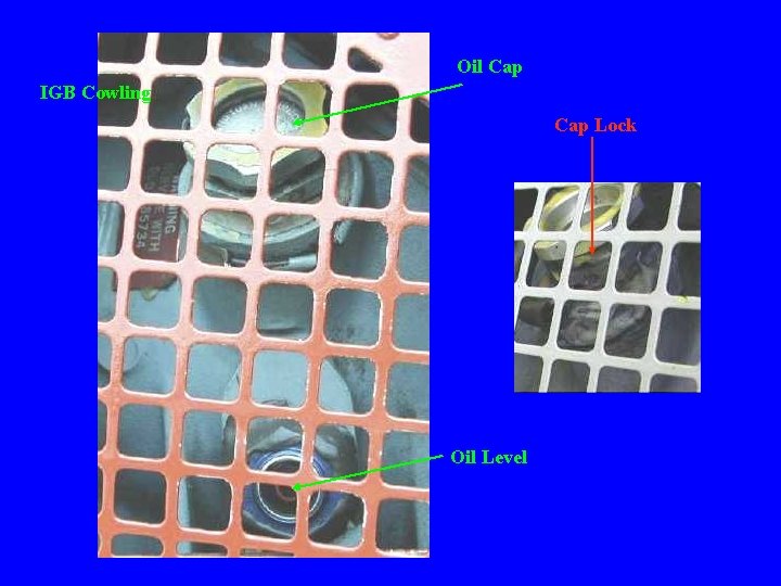 Oil Cap IGB Cowling Cap Lock Oil Level 