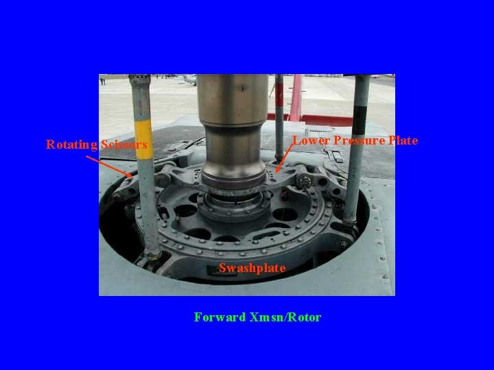 Lower Pressure Plate Rotating Scissors Swashplate Forward Xmsn/Rotor 