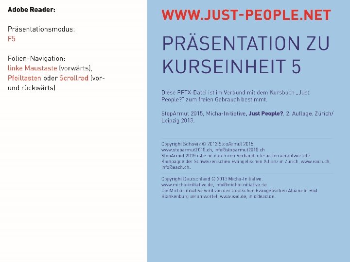 JUST PEOPLE? 5: GESELLSCHAFT 