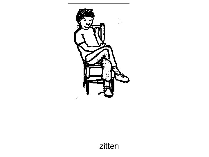 zitten 