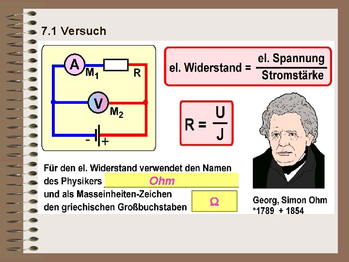 7. 1 Versuch Ohm 