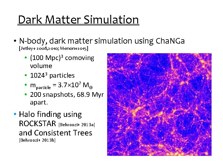 Dark Matter Simulation • N-body, dark matter simulation using Cha. NGa [Jetley+ 2008, 2010; Dark Matter Simulation • N-body, dark matter simulation using Cha. NGa [Jetley+ 2008, 2010;