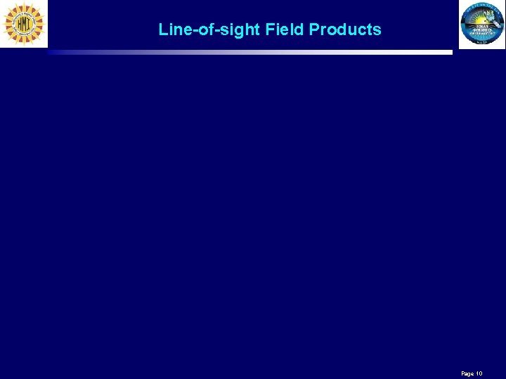 Line-of-sight Field Products Page 10 