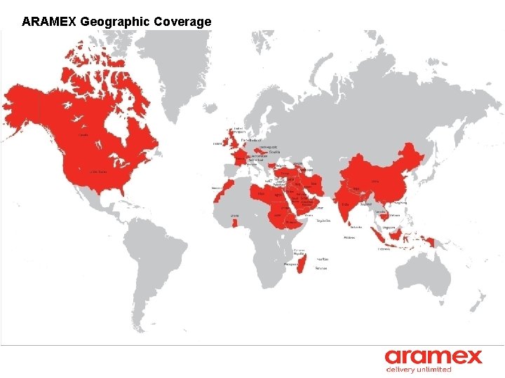 ARAMEX Geographic Coverage 