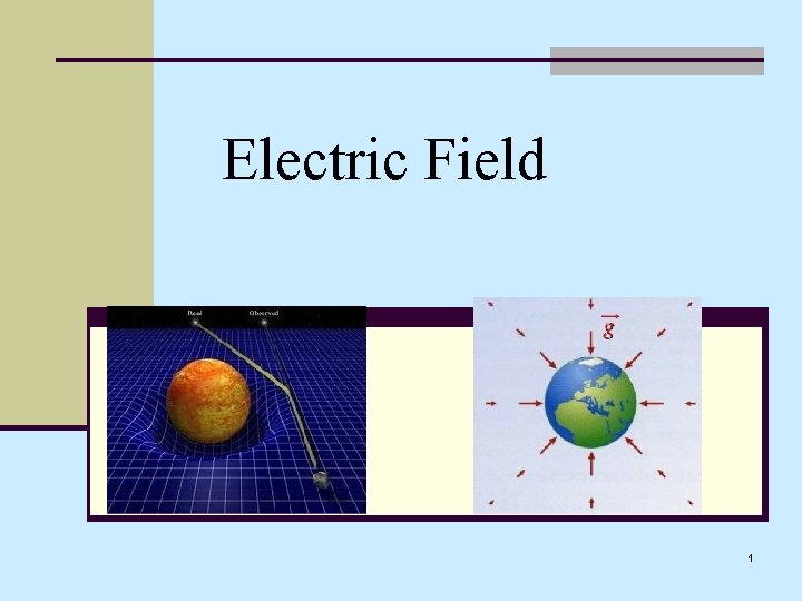 Electric Field 1 