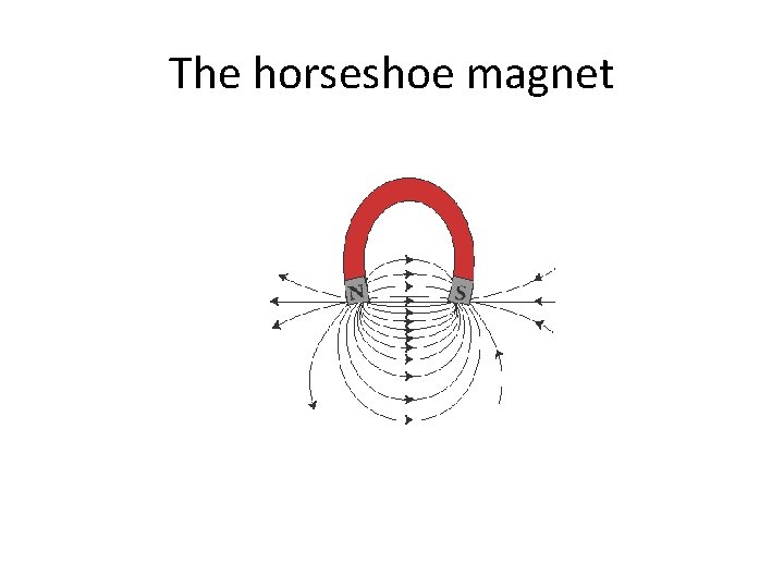 The horseshoe magnet 