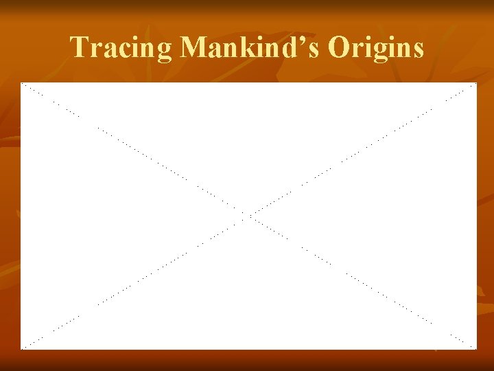 Tracing Mankind’s Origins 