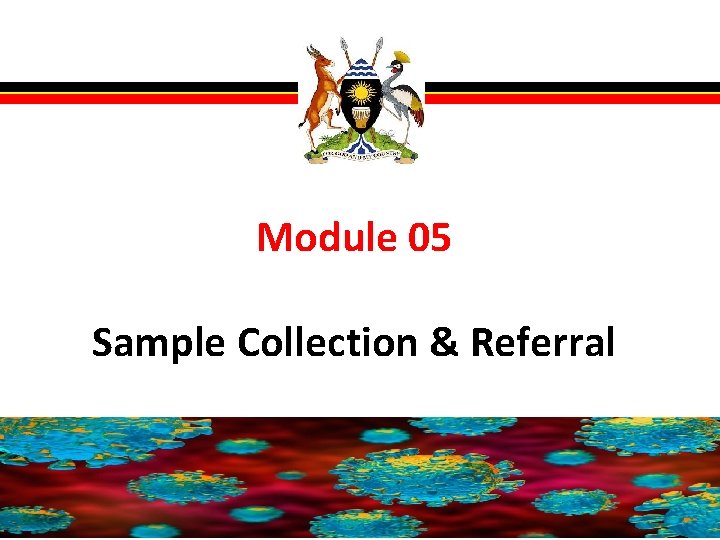 Module 05 Sample Collection & Referral 1/17/2022 1 Module 05 Sample Collection & Referral 1/17/2022 1