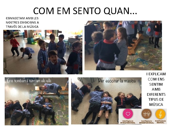 COM EM SENTO QUAN. . . CONNECTAM AMB LES NOSTRES EMOCIONS A TRAVÉS DE