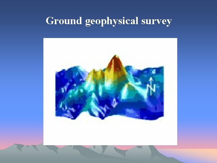 Ground geophysical survey 