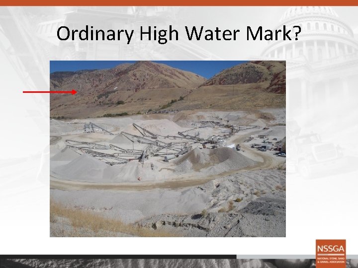 Ordinary High Water Mark? 