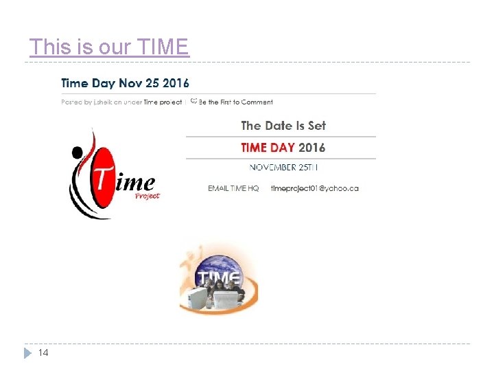 This is our TIME 14 