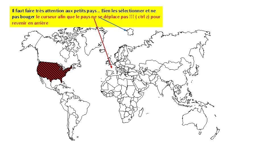 Il faut faire très attention aux petits pays. . Bien les sélectionner et ne