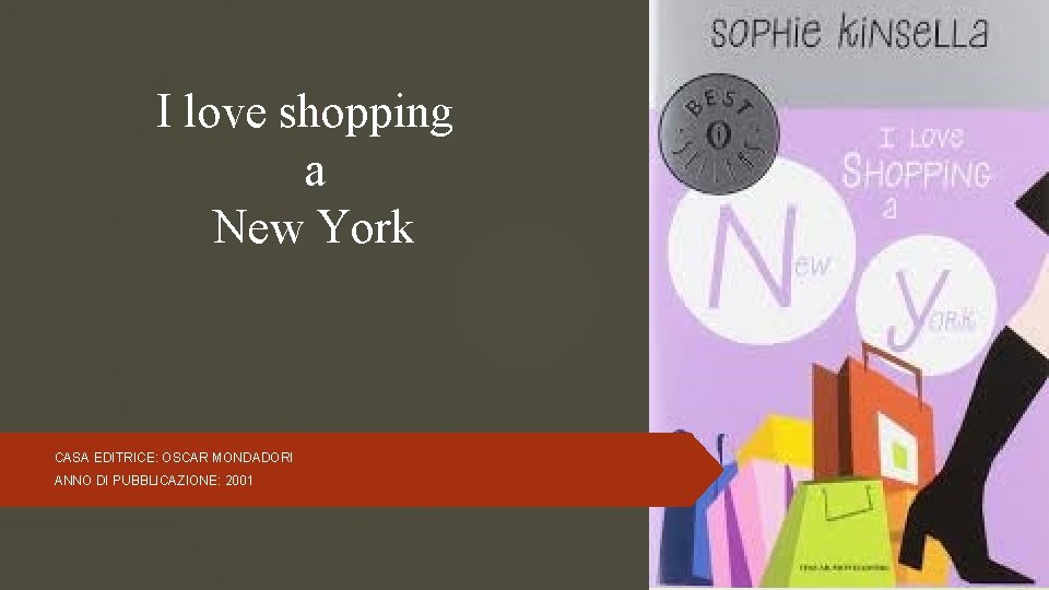 I love shopping a New York CASA EDITRICE: OSCAR MONDADORI ANNO DI PUBBLICAZIONE: 2001