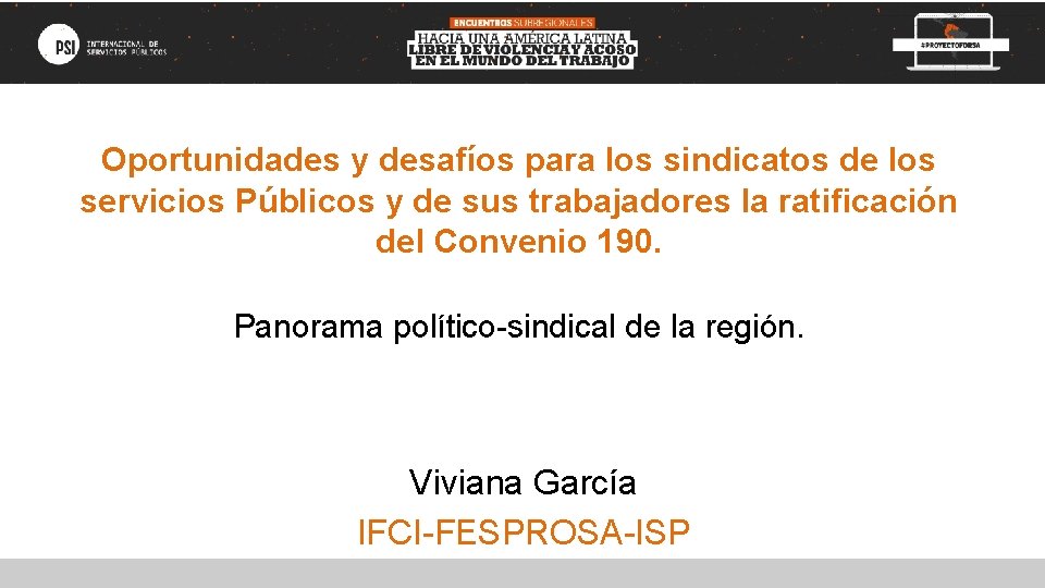 Oportunidades y desafíos para los sindicatos de los servicios Públicos y de sus trabajadores