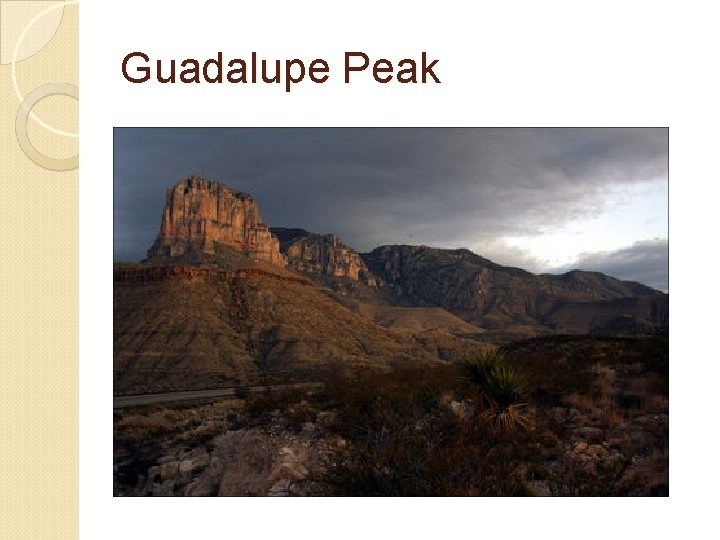 Guadalupe Peak 