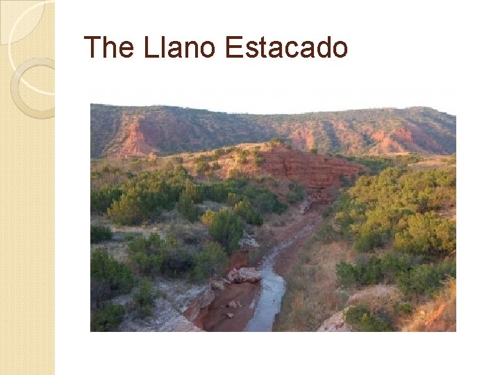 The Llano Estacado 